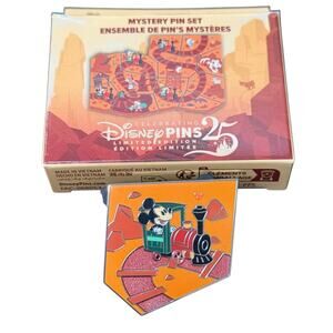 Disneyland Resort‎ Thunder Mountain Attraction Map Puzzle Mickey Pin LE 475 2025